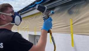 uPVC Spray Painting